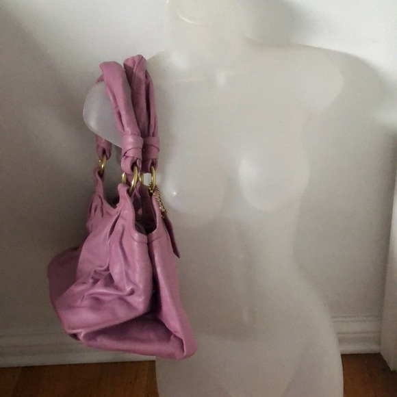 VTG Gorgeous Pink Leather Authentic Coach shoulder bag - Picture 2 of 13